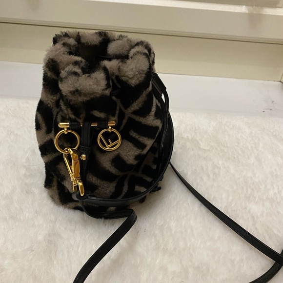 Fendi Zucca Shearling Mon Tresor - Picture 8 of 12